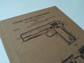 John M. Browning United States Patent Office Firearm 984,519 Colt 1911