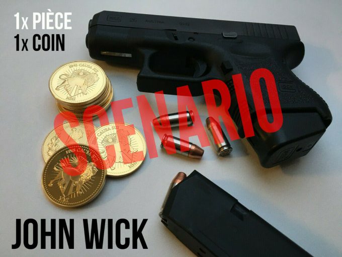 1X Pièce Or John Wick Gold coin Continental Hotel High quality Movie Prop props