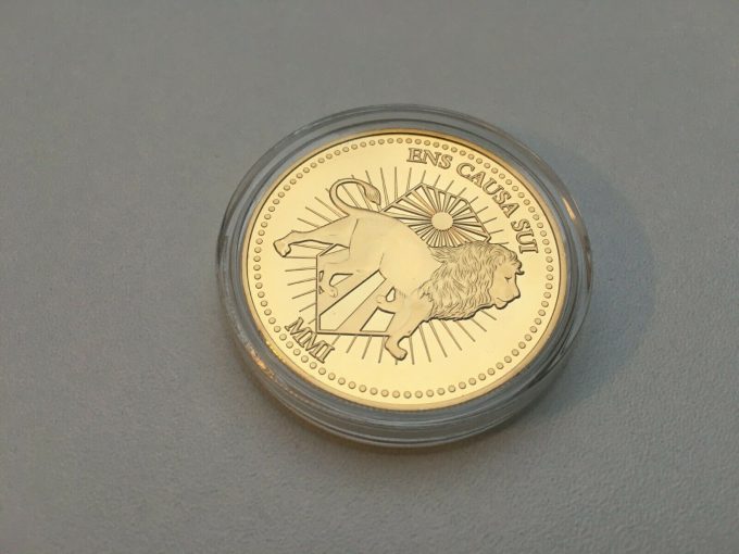 1X Pièce Or John Wick Gold coin Continental Hotel High quality Movie Prop props