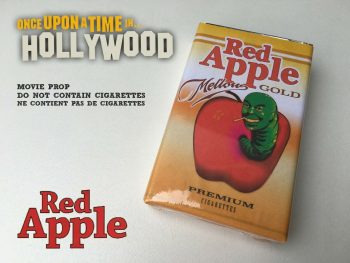 khristore Red Apple Gold Mellow Cigarettes ONCE UPON A TIME IN... HOLLYWOOD Movie props Tarantino Pulp Fiction