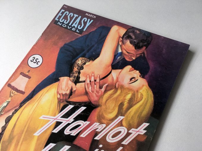khristore Pulp fiction Harlot in her Heart booklet Ecstasy Novel movie prop tarantino poster affiche