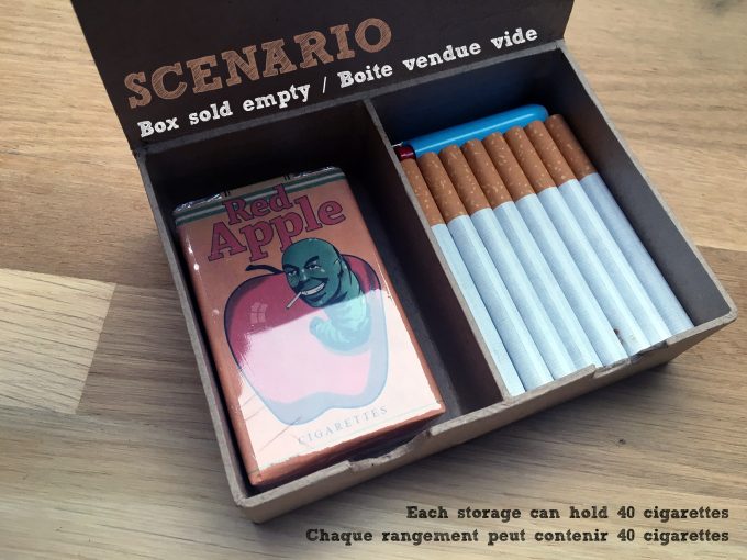khristore Red Apple Cigarette Box Tobacco Django Unchained Tarantino Pulp Fiction Movie Prop