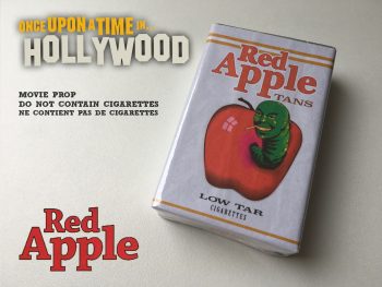 khristore Red Apple Tans Low Tar Cigarettes ONCE UPON A TIME IN... HOLLYWOOD Movie props Tarantino Pulp Fiction