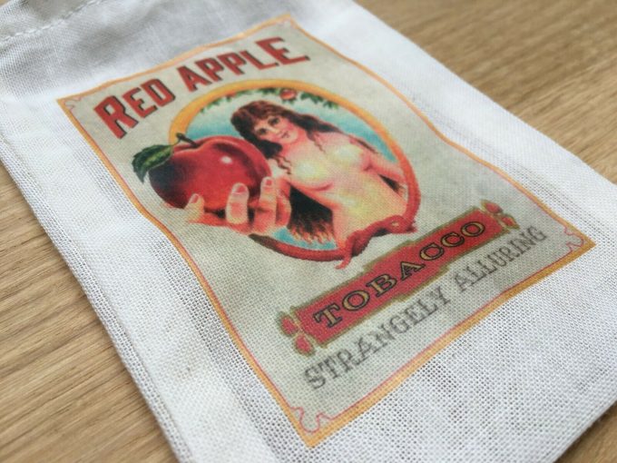 khristore Movie prop Red Apple Cigarette Django Unchained TOBACCO POUCH Bag Sachet tabac TARANTINO