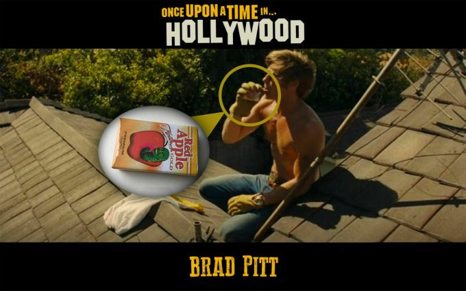 khristore angers Red Apple GOLD Mellow Cigarette CASE ONCE UPON A TIME IN... HOLLYWOOD Movie props Tarantino Pulp Fiction