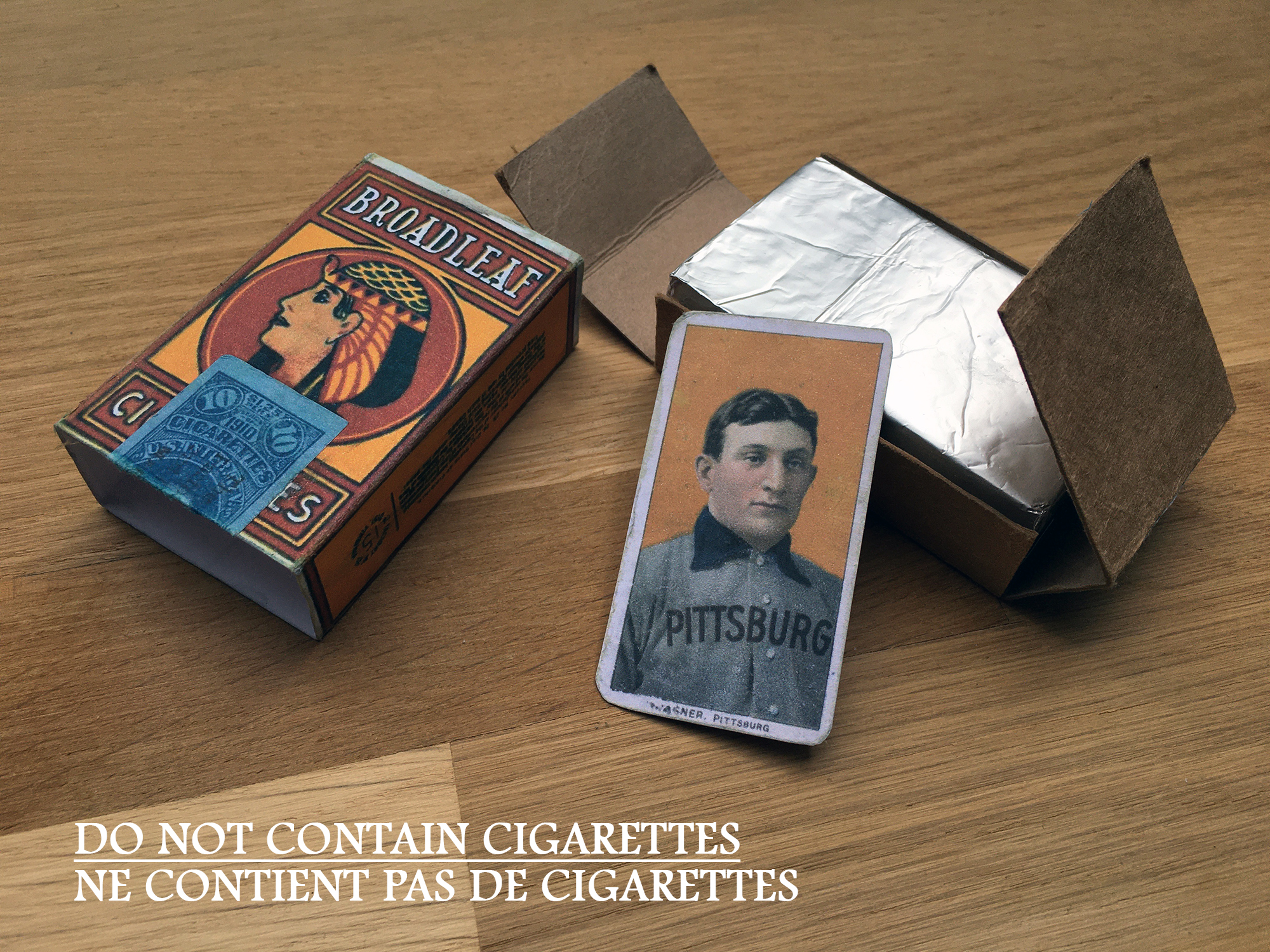 BROADLEAF Cigarette Pack T206 HONUS WAGNER 1910 Baseball Card Tobacco  REPLICA - khristore