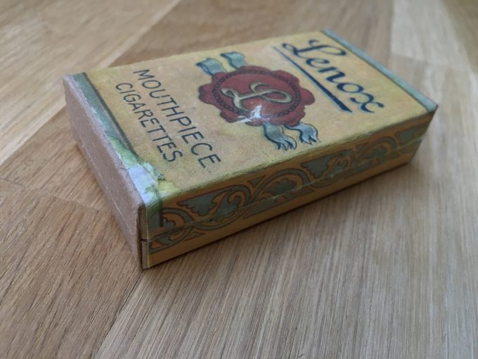 khristore angers LENOX Mouthpiece Cigarette Pack Box T206 TY COBB 1910 Baseball Card Tobacco REPLICA