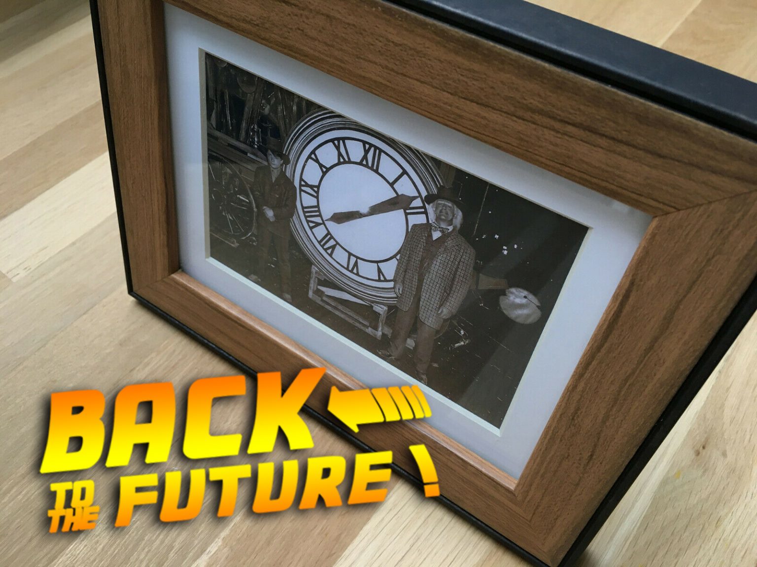 Back To The Future III Photo framed bttf 3 Clock Tower Hill Valley 1885