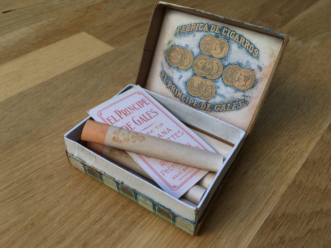 1910 EL PRINCIPE DE GALES Cigarettes pack T206 Hughie Jennings Baseball Card REPLICA khristore angers france brocante