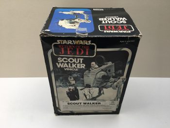 1982 Star Wars Scout Walker AT-ST Complete original box AT-AT Pilot figure included 1980 figurine khristore france jouet ancien collection collector