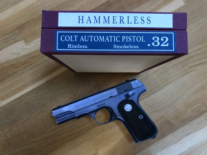 BOX for Colt 1903 Hammerless Pocket Model .32 Colt Automatic Pistol 7.65 mm KHRISTORE-2