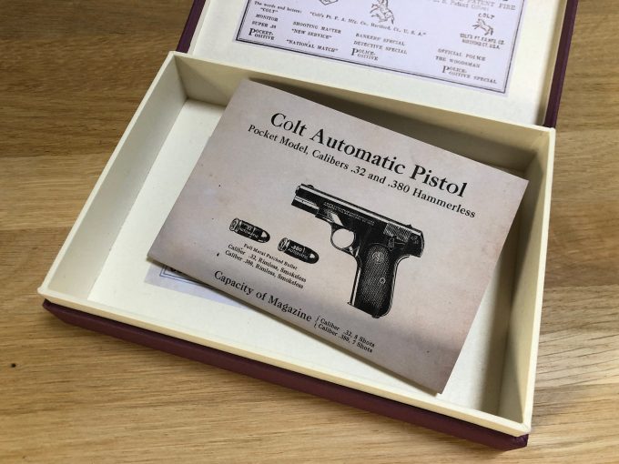 BOX for Colt 1903 Hammerless Pocket Model .32 Colt Automatic Pistol 7.65 mm KHRISTORE-8