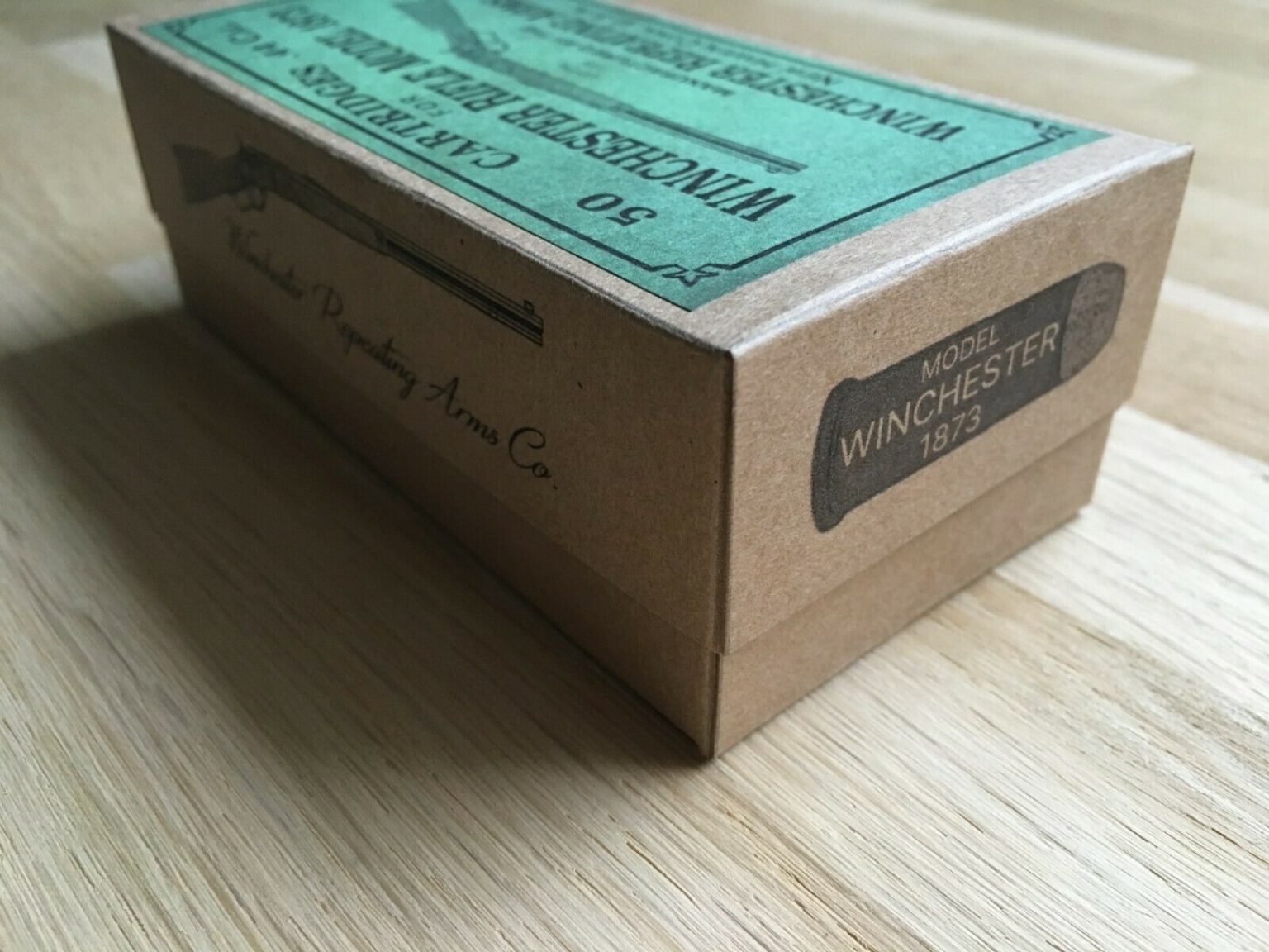 DECO box Winchester Model 1873 44 caliber Ammo box cartridges Old West ...