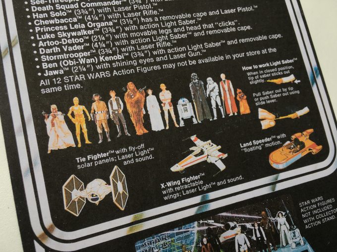 Kenner Star Wars Luke Skywalker 1977 1978 Vintage Dubai Yellow Hair CARD REPLICA khristore angers france brocante