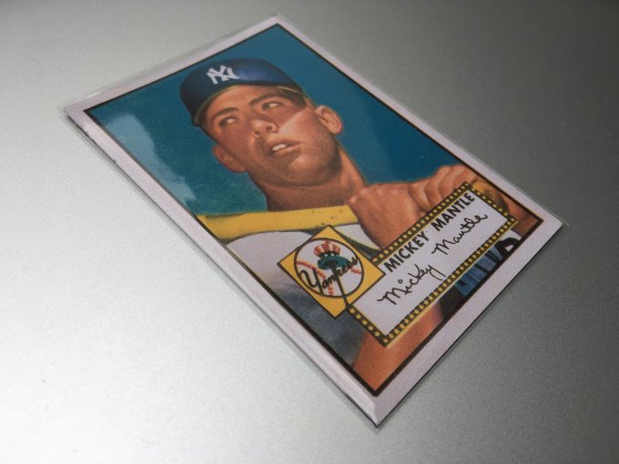 Mickey Mantle Baseball card 1952 Topps khristore france angers vintage collectible