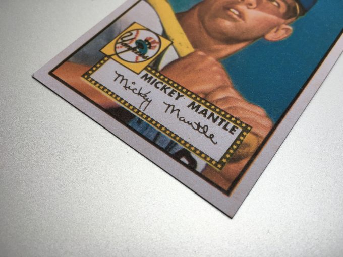 Mickey Mantle Baseball card 1952 Topps khristore france angers vintage collectible