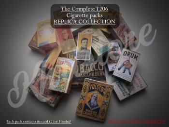 T206 COMPLETE Replica COLLECTION Cigarette pack Baseball Card Honus Wagner RARE khristore angers france brocante