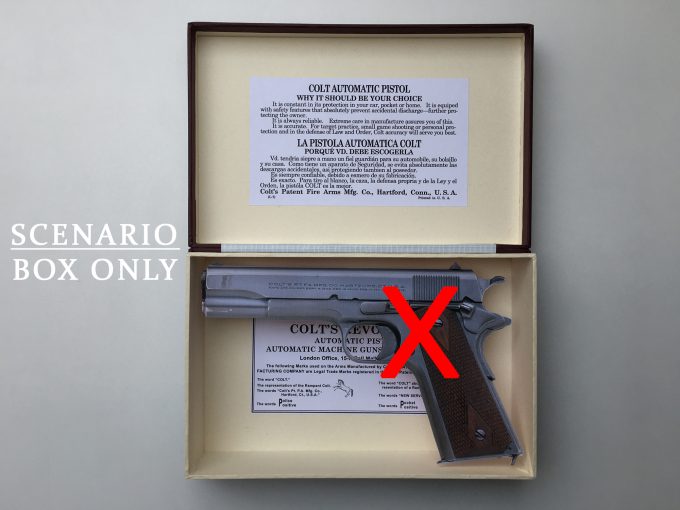 Box for Colt 1911 Government Model .45 Automatic Colt Pistol auction khristore france