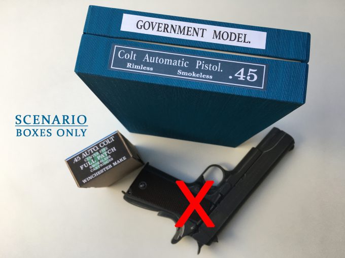 *LIMITED EDITION* COLT 1911 Blue box Colt's Revolvers Winchester 45 ACP ammo box khristore cartridges auction made in france
