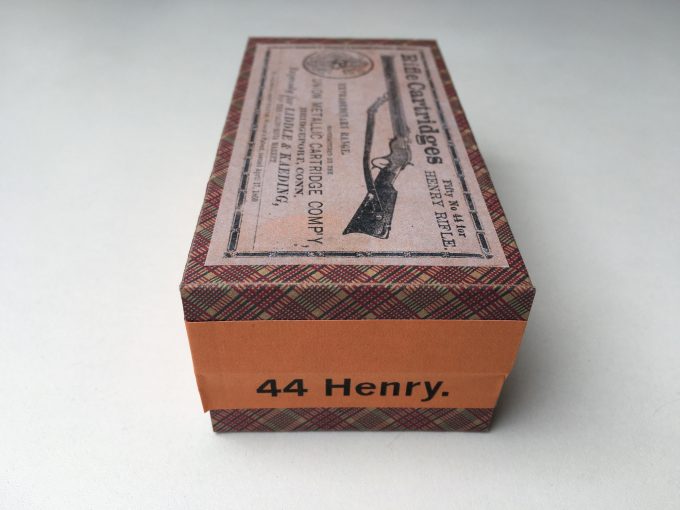 DECO Henry Rifle .44 Cal Ammo Box Antique UMC Company 1860 khristore france hand made hand crafted auction