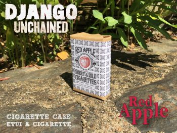 Red Apple Django Unchained Cigarette case pack Tobacco Quentin TARANTINO Movie prop khristore