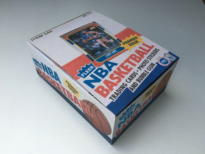 1986 NBA Fleer Box REPLICA Hand made Larry Bird Michael Jordan Premier Issue auction khristore