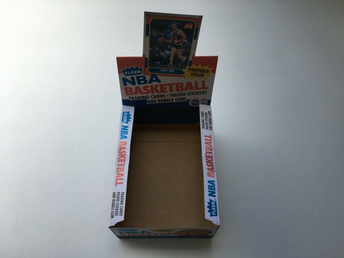 1986 NBA Fleer Box REPLICA Hand made Larry Bird Michael Jordan Premier Issue auction khristore