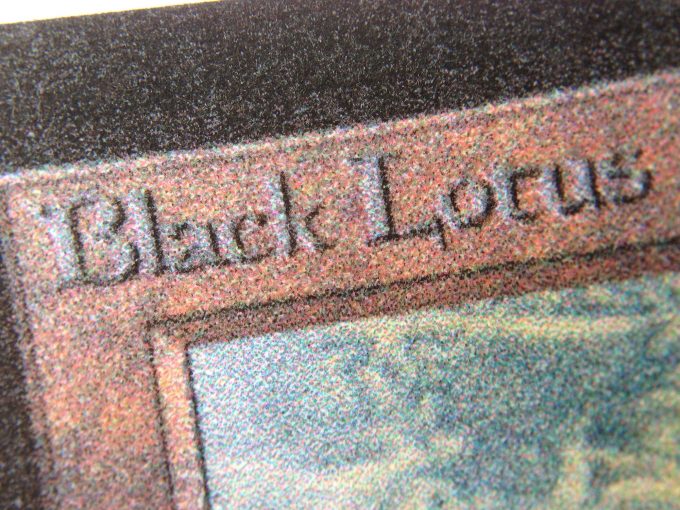 Magic the Gathering Black Lotus Card Replica Mono Artifact printed on 300g paper khristore