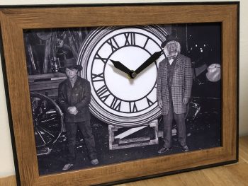 Back to the future Part III 3 real clock wood frame Khristore