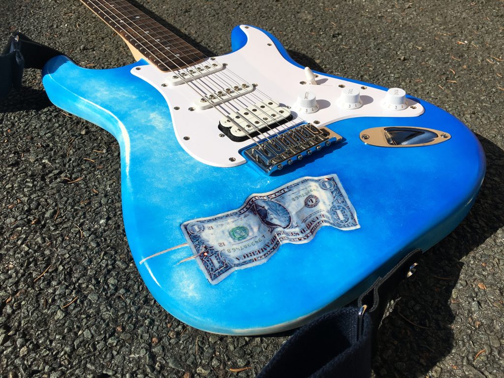 9.1/ NEVERMIND 30th Anniversary Strat Kurt Cobain NIRVANA HSS Stratocaster guitar khristore