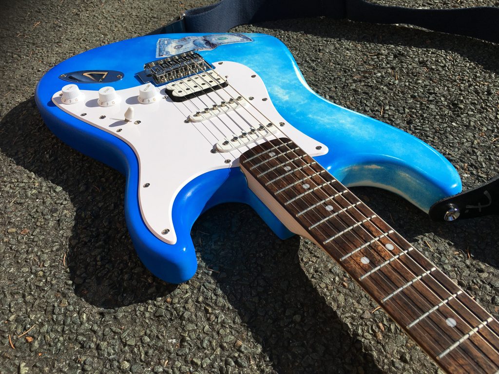 9.1/ NEVERMIND 30th Anniversary Strat Kurt Cobain NIRVANA HSS ...