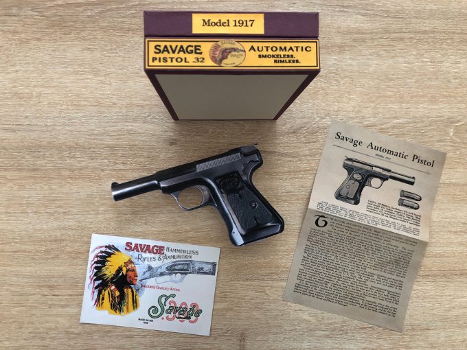 BOX for Savage Model 1917 Smokeless Rimleless .32 Automatic Colt Pistol 7.65 mm khristore 1