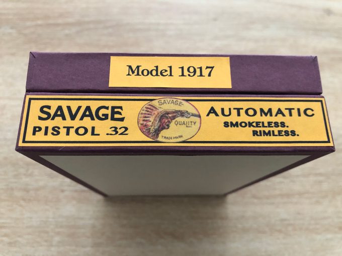 BOX for Savage Model 1917 Smokeless Rimleless .32 Automatic Colt Pistol 7.65 mm khristore 5