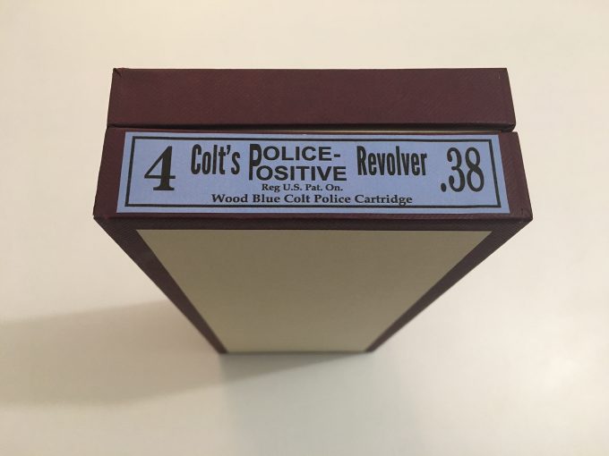 BOX for Colt .38 Police Positive Revolver 4" barrel 38 S&W caliber with Colt's Handbook Special Instructions & Specifications khristore