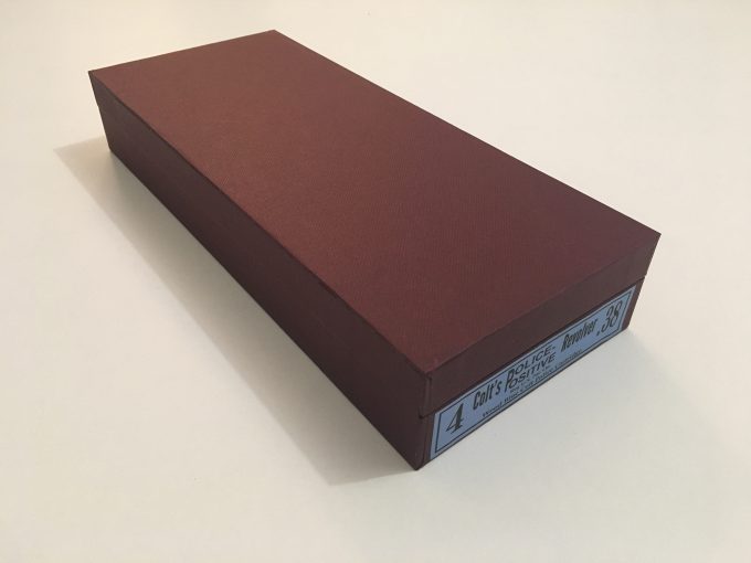 BOX for Colt .38 Police Positive Revolver 4" barrel 38 S&W caliber with Colt's Handbook Special Instructions & Specifications khristore