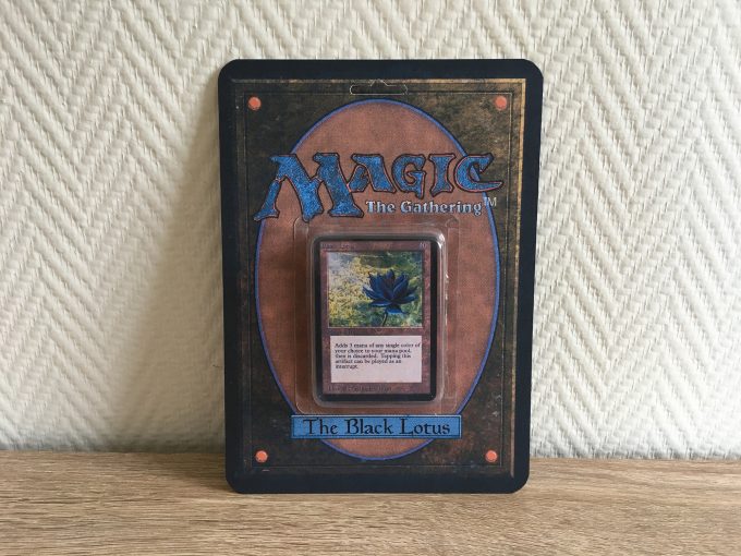 Magic The Gathering Black Lotus Mono Artifact card replica khristore
