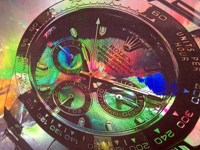 ROLEX Daytona Digital ART Printed A4 glossy photography paper Beautiful Watch in colors khristore