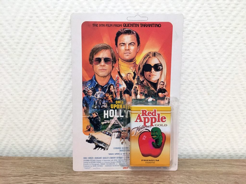 Red Apple Gold Cigarettes Pack Cardboard Blister TARANTINO Once