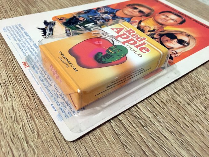 Red Apple Gold Cigarettes Pack Cardboard Blister TARANTINO Once Upon a Time in Hollywood Movie PROP khristore