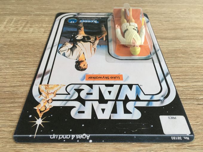 Kenner Luke Skywalker 1977 Star Wars Replica Action Figure genuine vintage card back UNPOUCHED khristore