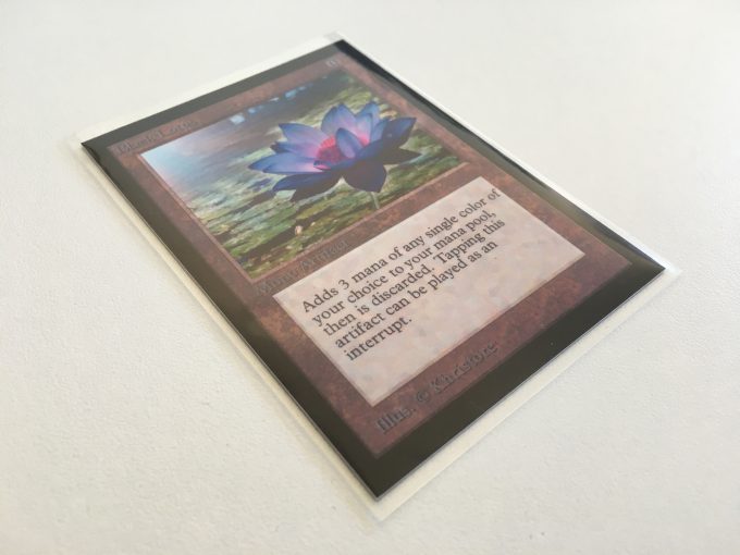 Magic the Gathering Black Lotus Card *Original Khristore Creation* Mono Artifact printed on glossy photo paper khristore