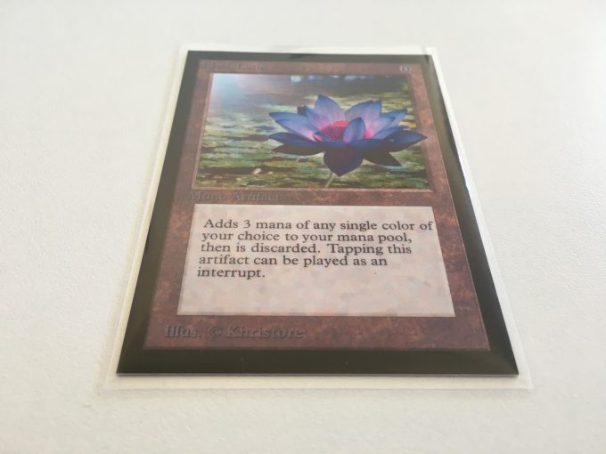 Magic the Gathering Black Lotus Card *Original Khristore Creation* Mono Artifact printed on glossy photo paper khristore