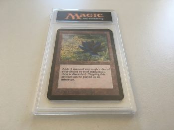 Magic the Gathering Black Lotus Card Replica TOP LOADER Mono Artifact Alpha 1993 MTG edition