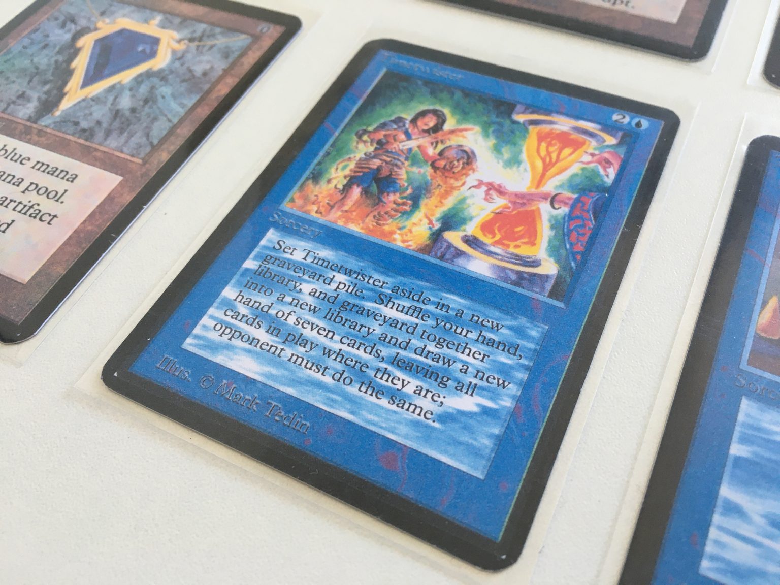 Magic the Gathering Power Nine P9 Black Lotus Alpha Card Replica