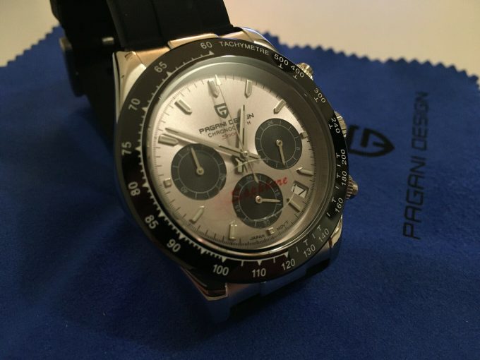 Pagani Design Oysterflex Rolex homage Watch Seiko VK63 meca quartz hommage PD-1664