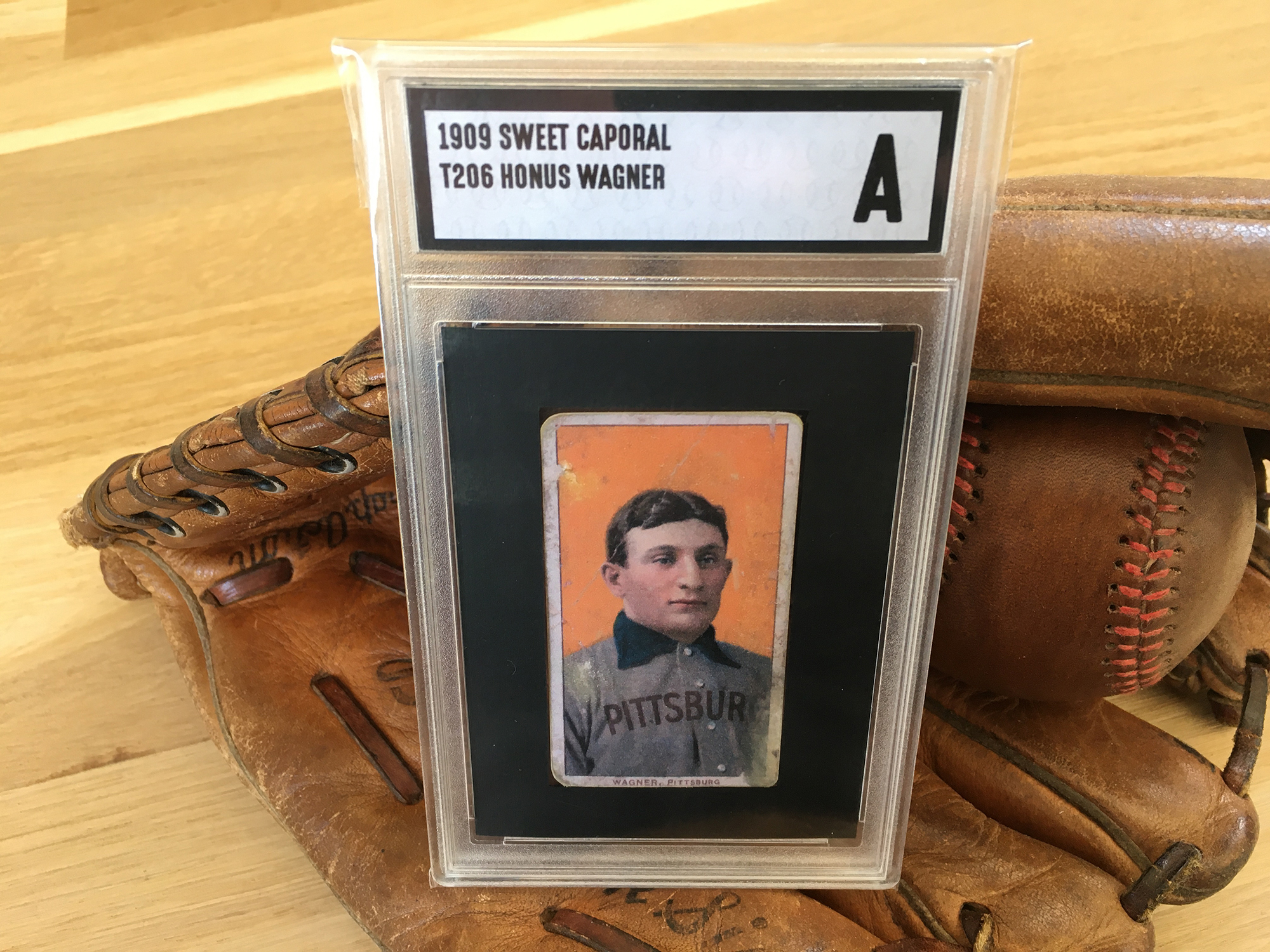 My reproduction Honus Wagner baseball card. : r/buccos