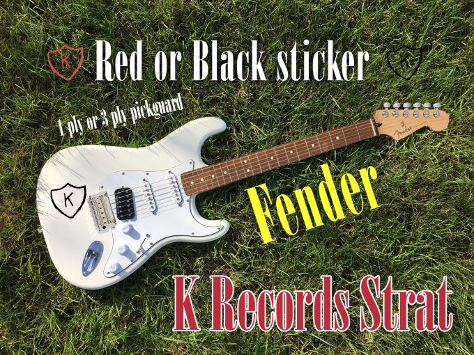 K-Records-Strat-Fender-khristore-sticker-pickguard