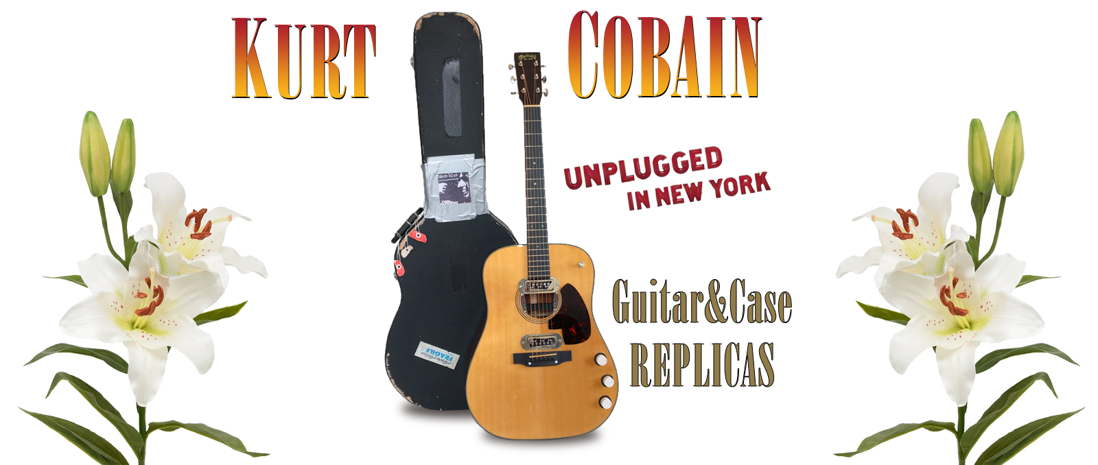 banniere-Kurt-Cobain-Martin-Unplugged-Replica