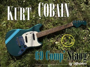 Kurt Cobain 69 Competition Mustang Nirvana Smells like Teen Spirit Khristore copie