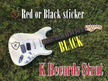 Kurt-Cobain-K-Records-Strat-NIRVANA-HB-Stratocaster-guitar-Grunge-Punk-Rock-khristore-Black